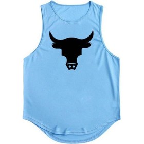 Resim Gökyüzü Mavisi Spor Salonları Egzersiz Kolsuz Gömlek Stringer Tank Top Erkekler Vücut Geliştirme Giyisisi Spor Erkek Spor Giyim Yelekler Kas Atlet Gökyüzü Mavisi 
