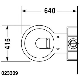 Resim Duravıt Starck 1 Takım Klozetı 0233390075 