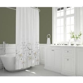 Resim Home Banyo Perdesi - Tek Kanat Polyester Kumaş 180x200 Cm Siyah 