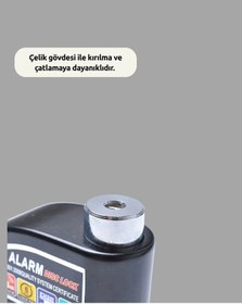 Resim Güvenlik Sensörlü Alarmlı Disk Kilidi Motosiklet Bisiklet İçin 