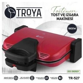 Resim Troya Tostçum TR-527 1800 W Izgara Ve Tost Makinesi 