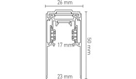 Resim Flaş Spot 2 Metre Sıva Üstü Magnet Ray 