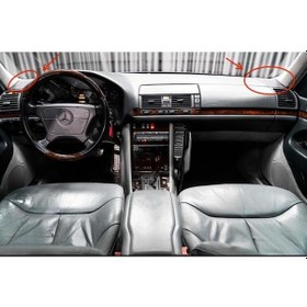 Resim Mercedes W140 Göğüs Paneli Hoperlör Çerçevesi 