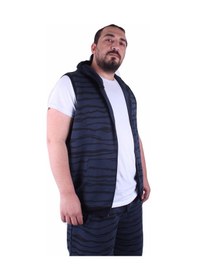 Resim Moc Grande Mocgrande Büyük Beden Unisex Yelek 23600 Indıgo 