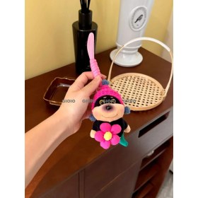 Resim Silver1 Zarif Anti-Kayıp Araba Anahtarlık Okul Çantası Çekicilik Bebek Yaratıcı Erkek ve Kadın Çift Yıldız Ayı Anahtarlık (Yurt Dışından) 