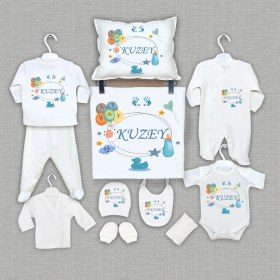 Resim Bebeqon Isme Özel 11'li Organik Hastane Çıkışı 