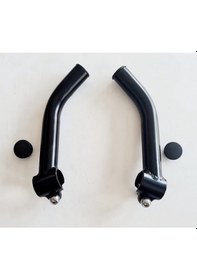 Resim Mtb Bisiklet Bar - End Boynuz Takımı Siyah 