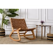 Resim NAPOLYON GERÇEK DERİ SALLANIR BERJER 