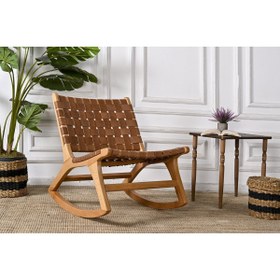 Resim NAPOLYON GERÇEK DERİ SALLANIR BERJER 