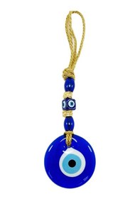 Resim Lüks Nazar Boncuğu Duvar Dekoru 5 Cm El Yapımı Cam Hediyelik Eşya 