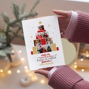 Resim Fotoğraflı Çam Ağacı Temalı Kartpostal 