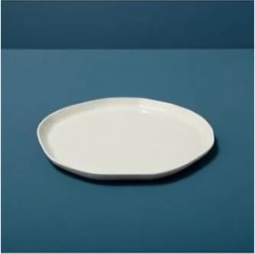 Resim Be Çap 20 cm Beyaz Taş Tabak 