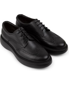 Resim Deery Hakiki Deri Siyah Günlük Oxford Erkek Ayakkabı 