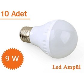 Resim Yetkin Home Klasik Duy Uyumlu 9 Watt Enerji Tasarruflu Led Ampul Aydınlatma Çözümü 