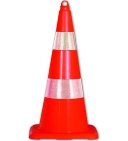 Resim Trafik Huni Konisi 70 Cm Trafik Dubası Plastik Trafik Otopark Dubası 