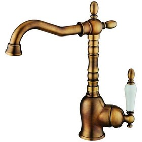 Resim Gpd Retro Tek Gövde Lavabo Bataryası Antik Eskitme Mtl180-So 