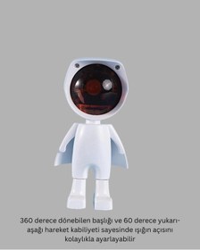 Resim Kanonik Education Gün Batımı Efekti Sunan Astronot LED Masa Lambası 