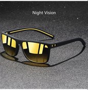 Resim Dıkelang Vintage Polarize Güneş Gözlüğü - Erkek/kadın Klasik Kare Retro Sürüş Gözlüğü Uv400altın51gri Gri 