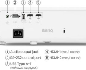 Resim BenQ TK710 4K UHD Oyun ve Ev Sinema Projeksiyonu, 3200 ANSI Lümen, HDR-PRO, DCI-P3 Renk 