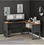 Resim Randi Çalışma Masası Antrasit / Kemençe Antrasit - Kemençe 