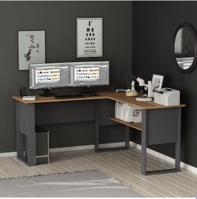 Resim Randi Çalışma Masası Antrasit / Kemençe Antrasit - Kemençe 