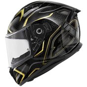 Resim Givi 50.8 Kapalı Motosiklet Kaskı Bronz - Sarı - Siyah 
