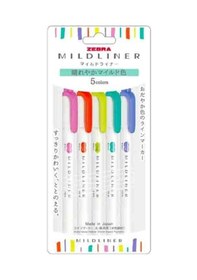 Resim Zebra Mildliner Fosforlu Kalem 5c-hc-n Set 