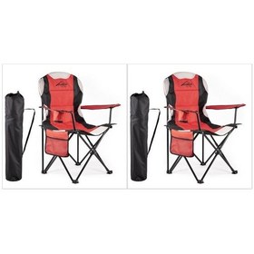 Resim Sportlife Evolite Nature Katlanabilir Kamp Koltuğu 2'li Set Kırmızı 