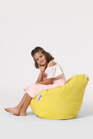 Resim earmut Premium Çocuk Armut Koltuk Sarı 