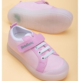 Resim Şirin Bebe Şirinbebe Şiringenç Keten Pembe Kız İlkadım Bebek Çocuk Ayakkabısı-2896-pembe Pembe 