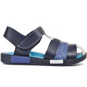 Resim Şiringenç Lacivert Kot Beyaz Comfort Erkek Çocuk Sandalet 