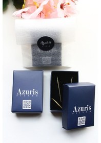 Resim Azuris 925k Gümüş Zirkon Gece Yıldızı Kolye 
