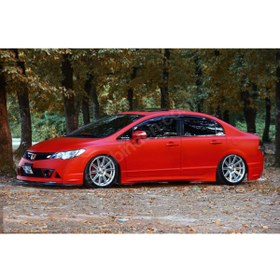 Resim Drs Tuning Honda Civic Uyumlu Fd6 Mugen Rr Yan Marşpiyel 