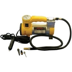 Resim Autokit Saatli 12V 100 Psi FA1-034 Hava Kompresörü Metal Gövdeli Işıklı 