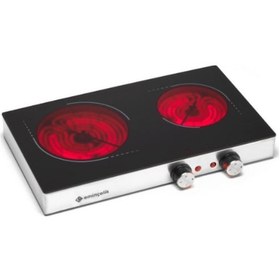 Resim Eminçelik VC 02 K 2 Gözlü Set Üstü Elektrikli Ocak 