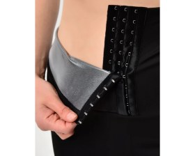 Resim Sauna Suit Ekstra Yüksek Bel 3 Kademeli Agraflı Maksimum Terleten Termal Tayt 