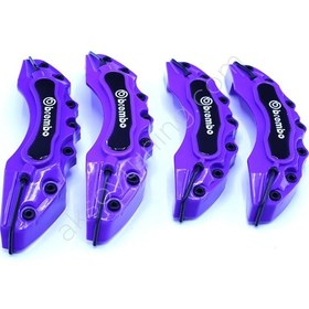 Resim Brembo Logolu Kaliper Kapağı Mor 4 Parça 