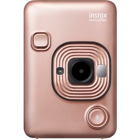 Resim Fujifilm Instax Liplay Plus Instant Camera Kit, Blush Gold 