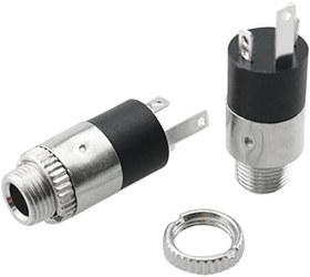 Resim 10 adet 3,5 mm Kulaklık Soketi PJ-392 Gümüş Dişi Kulaklık Stereo Jak Panel Montaj Konektörü 