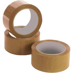Resim Tekno Bant Kahverengi 45 mm 100 Metre Doğal Kauçuk Koli Bandı (TB100002) 