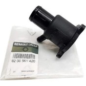 Resim Mais Termostat Yuvası Kapağı Plastik R19 Megane Clio 1.4 1.6 8V K7M K7J Orijinal 