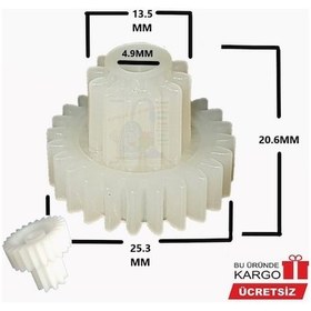Resim Arçelik K 1261 Rhb Hazne Kapağı Aktarma Dişlisi (442079941) Uyumlu 