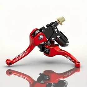 Resim Hightower Kırmızı Cnc Alüminyum Motosiklet Handlebar Aksesuarı Honda Suzuki Benelli Ducati Triumph 