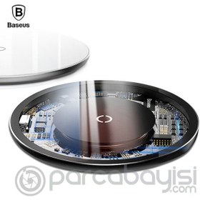 Resim Baseus Simple Kristal 10W Qi Wireless Kablosuz Hızlı Şarj 