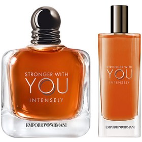 Resim Emporio Armani Stronger With You Intensely 100 ml & 15 ml Erkek Parfüm Seti 7829999999262 