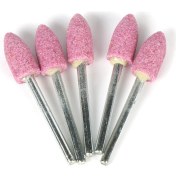 Resim 20 Adet Aşındırıcı Monte Taş Dremel Aksesuarları Için Taşlama Taşı Tekerlek Kafası Dremel Döner Aletler Için Kurşun Şeklinde Pembe (Yurt Dışından) 