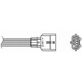 Resim Ngk Oksijen Sensörü Oza624-e4 Caddy Iı-golf I-ıı-ııı-ıv-passat-polo-a4-a6- Cordoba-ıbıza-toledo Volvo S 