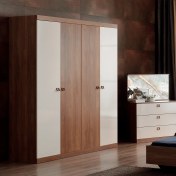 Resim Enza Home Mistral 4 Kapaklı Dolap 