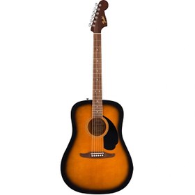Resim Fender 0974000503 California Debut Redondo Akustik Gitar (2-color Sunburst) | Şık Sunburst Cila Dreadnought Gövde Ve Rahat C Profil Sap 