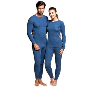 Resim Thermoform Soft Termal Alt Ve Üst İçlik Set Lacivert Renkli 